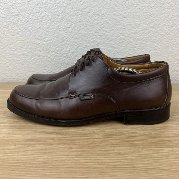 Mephisto Carlo Oxford Men\'s Size 10 Brown Leather Dress Shoe main image 4